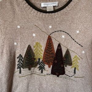 Christopher & Banks tree sweater